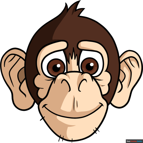 How to Draw a Monkey Face Featured Image