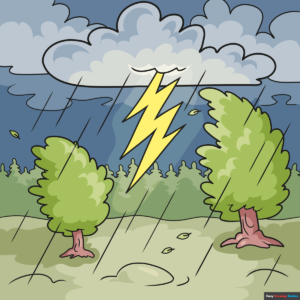 How to Draw a Thunderstorm Featured Image