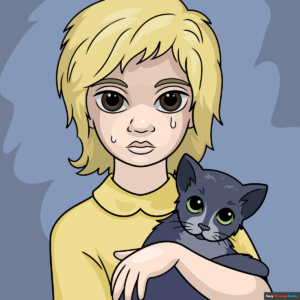 Easy Margaret Keane Big Eyes Art Project for Kids Featured Image
