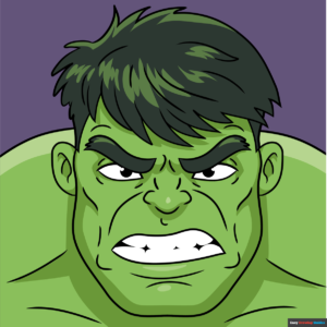 How to Draw Hulk's Face Featured Image