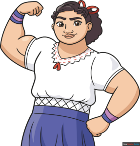 How to Draw Luisa from Encanto Featured Image