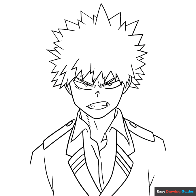 My Hero Academia Coloring Pages Printable for Free Download