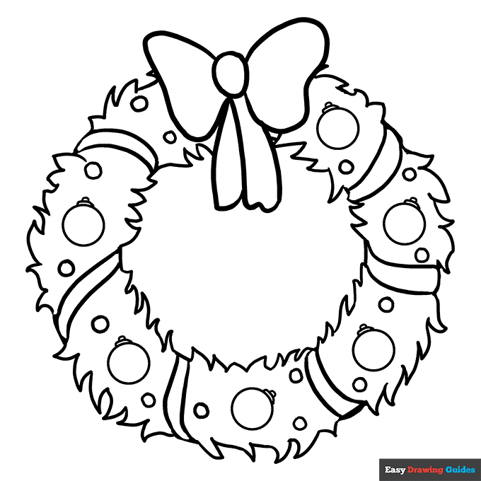 christmas-wreath-coloring-page-easy-drawing-guides