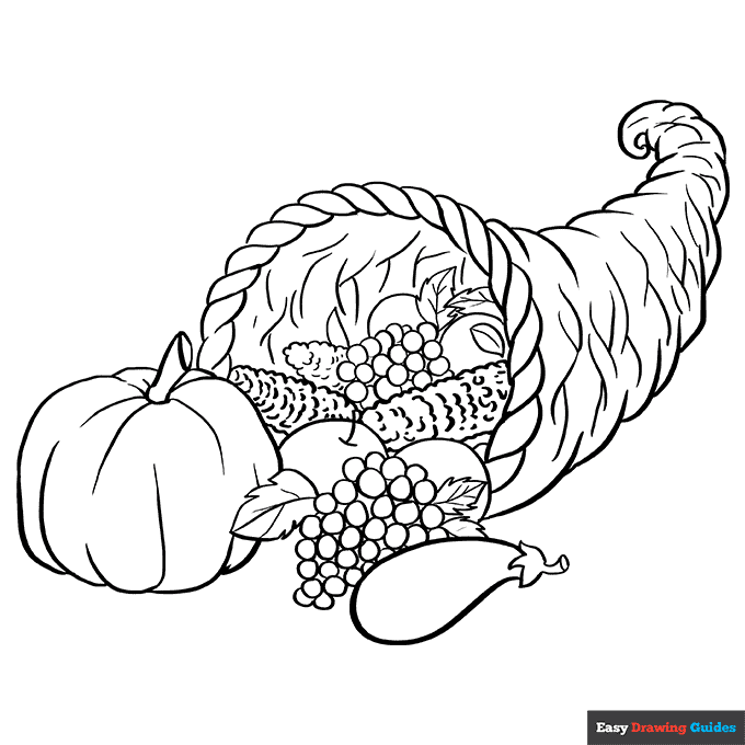 Free Printable Cornucopia Coloring Pages Free Printable Holdings Free Printable Cornucopia Coloring Pages Free Printable Holdings
