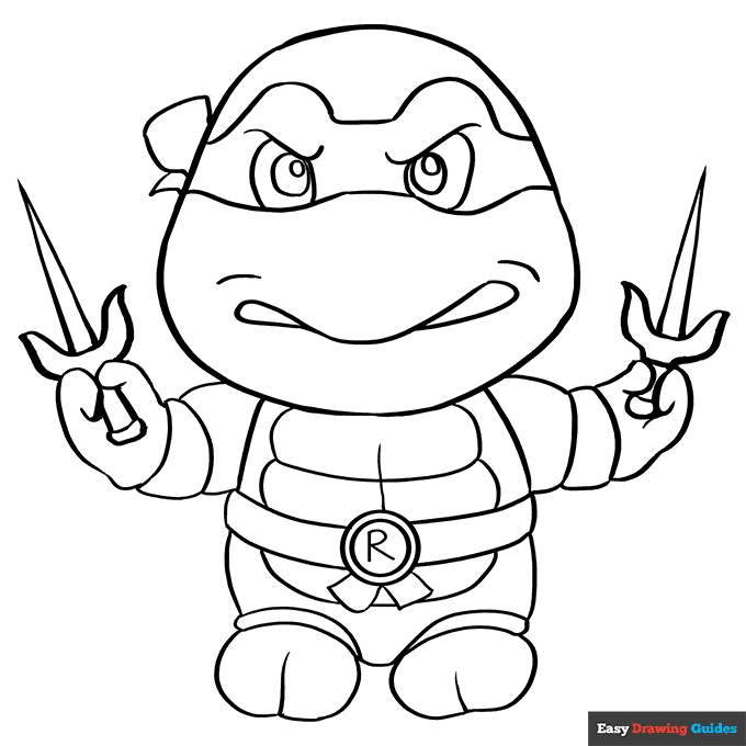 raphael coloring pages