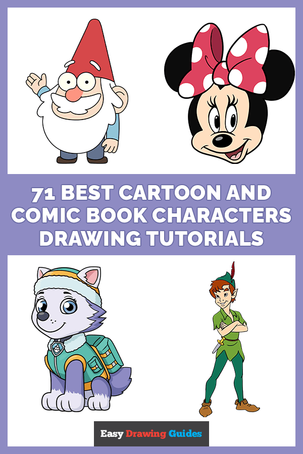 71 Best Cartoon and Comic Book Drawings Tutorials Pinterest Image