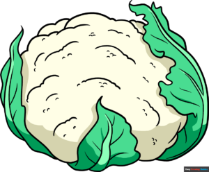 How to Draw a Cauliflower Featured Image