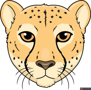 How to Draw a Cheetah Face Featured Image