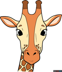 How to Draw a Giraffe Head & Face Featured Image