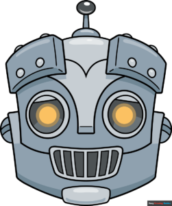 How to Draw Easy Robot Face Featured Image