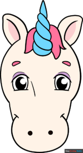 How to Draw an Easy Unicorn Face Featured Image