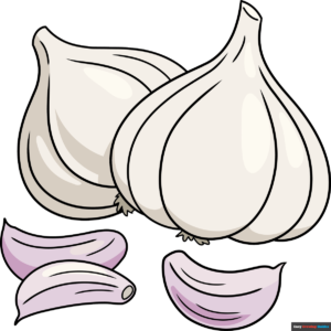 How to Draw Garlic Featured Image