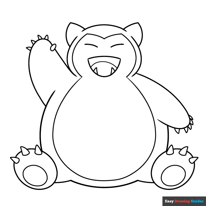 🖍️ Pokémon Pikachu - Printable Coloring Page for Free 