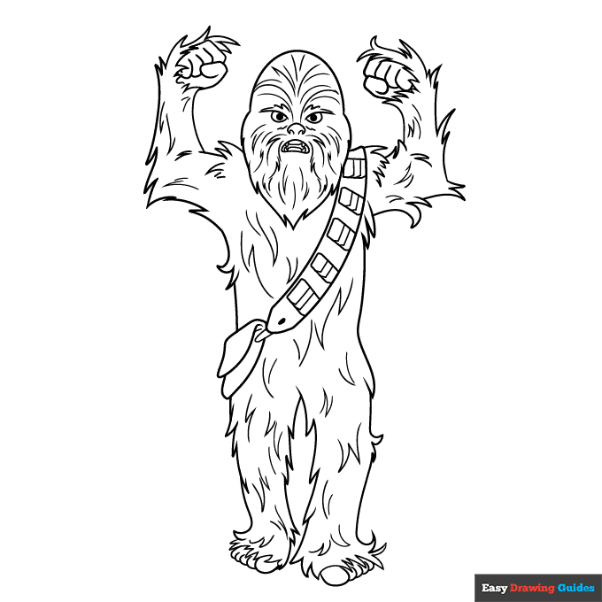 chewbacca drawing