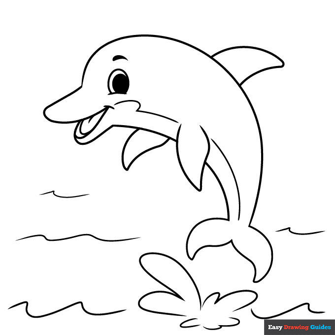 pink dolphin coloring sheets