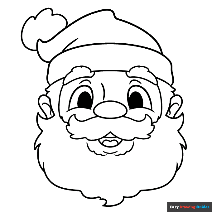 santa claus face images