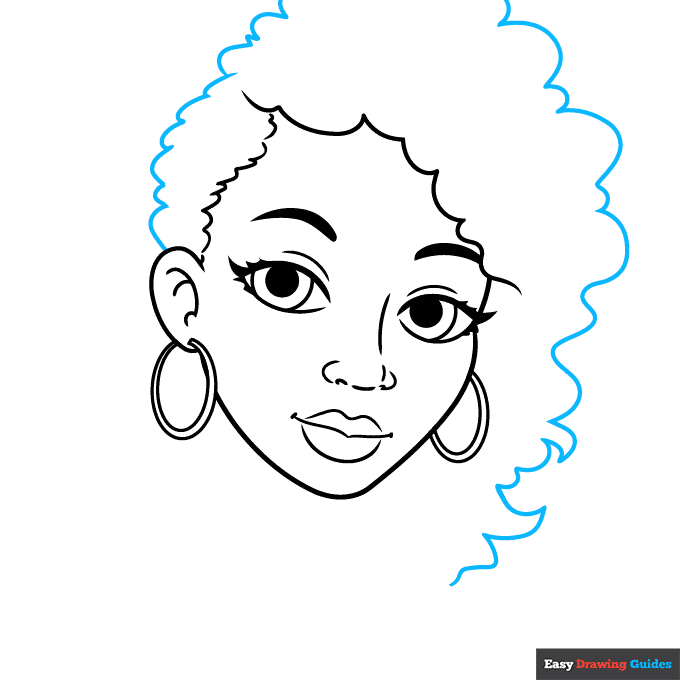 How to Draw a Black Girl Really Easy Drawing Tutorial