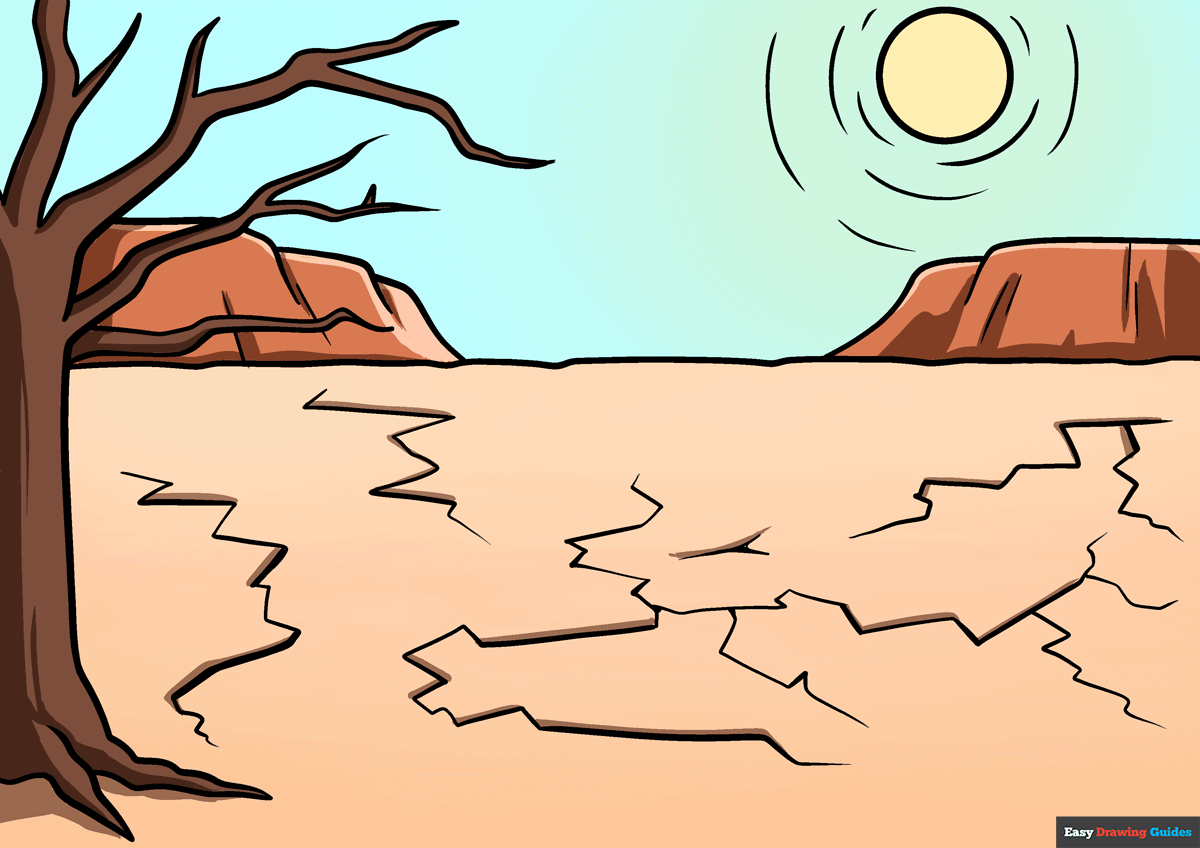 How to Draw a Drought Really Easy Drawing Tutorial