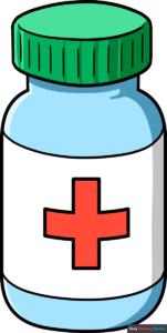 How to Draw a Medicine Bottle Featured Image