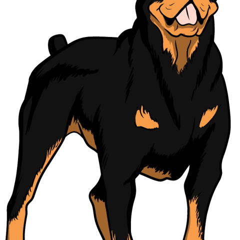How to Draw a Rottweiler Featured Image