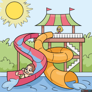 How to Draw a Water Slide Featured Image