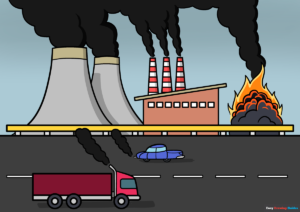 How to Draw Air Pollution Featured Image