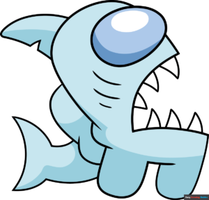 How to Draw an Among Us Shark featured image