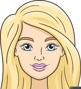 How to Draw an Easy Barbie Doll Face Featured Image