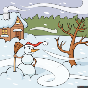 How to Draw a Blizzard Featured Image