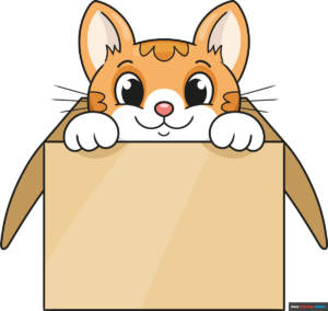 How to Draw a Cat in a Box Featured Image
