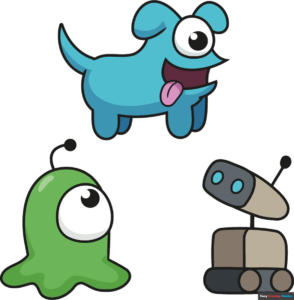 How to Draw Among Us Pets Featured Image