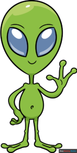 How to Draw an Easy Cartoon Alien Featured Image