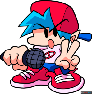 How to Draw an Easy Friday Night Funkin Character featured image