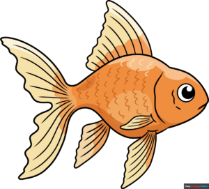 How to Draw an Easy Realistic Gold Fish Featured Image