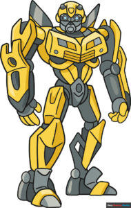 How to Draw Bumblebee from Transformers Featured Image