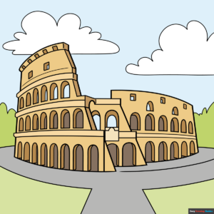 How to Draw the Colosseum Featured Image