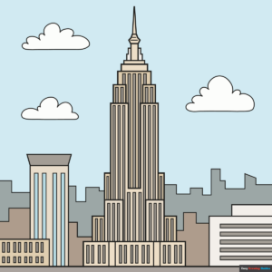 How to Draw the Empire State Building Featured Image