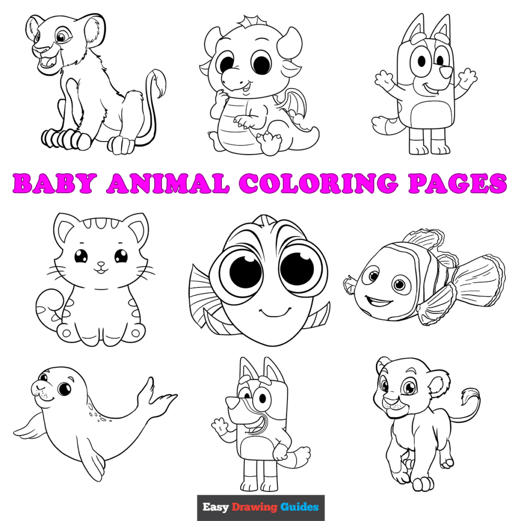 Animal coloring pages