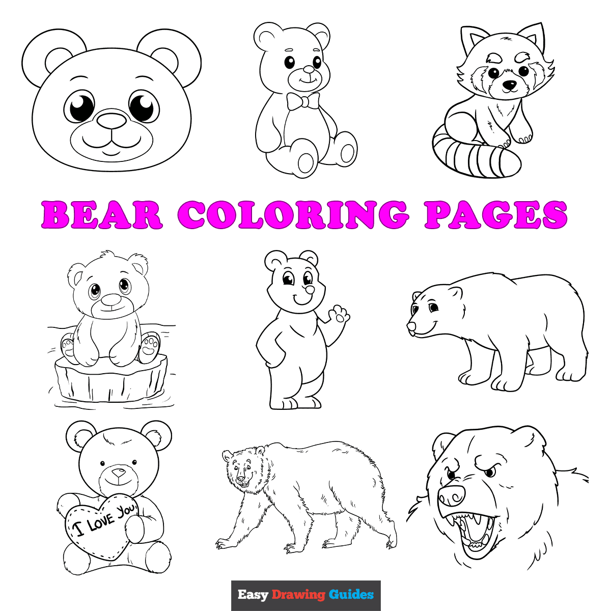 Kawaii Panda Coloring Pages - Free & Printable!