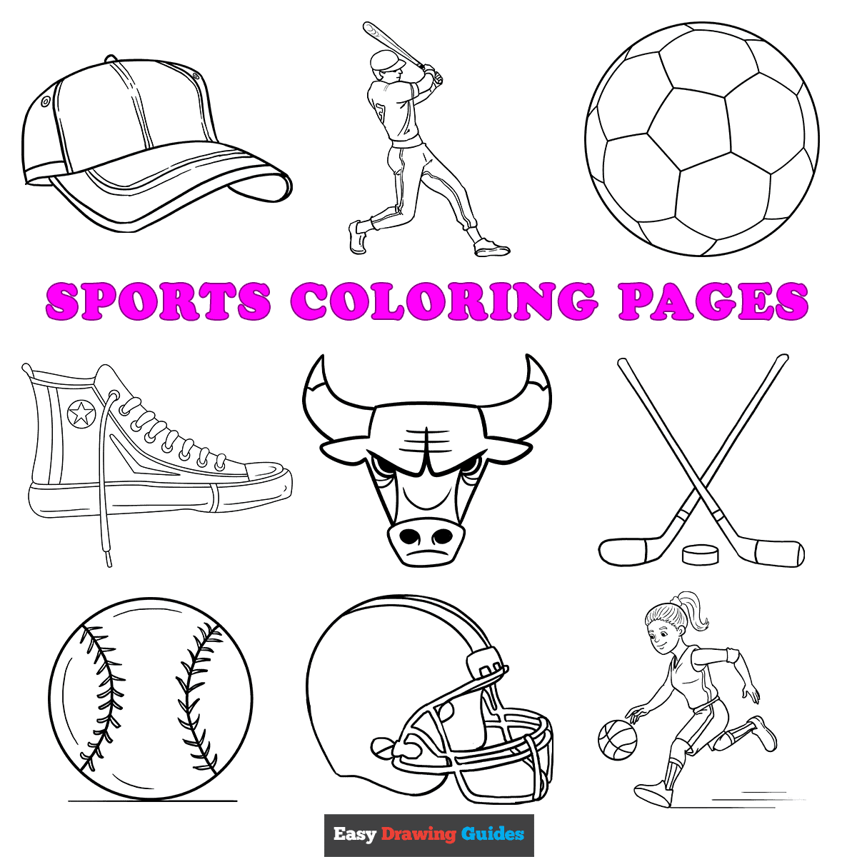 Sports Coloring Pages Sports Coloring Pages