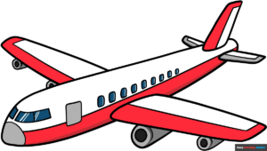 How to Draw a Cartoon Airplane Featured Image