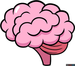 How to Draw a Cartoon Brain Featured Image