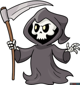 How to Draw a Cartoon Death Featured Image
