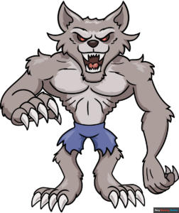 How to Draw a Cartoon Werewolf Featured Image