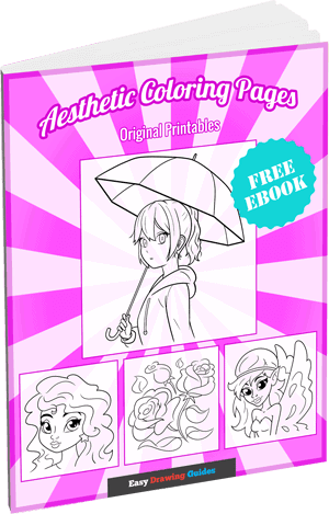 Aesthetic Coloring Pages - Easy Drawing Guides