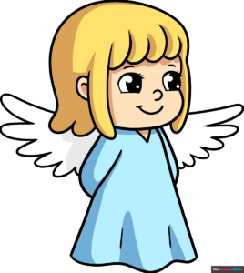 How to Draw a Cartoon Angel Featured Image