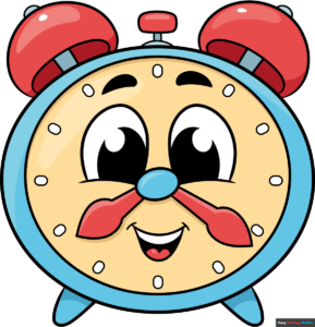 How to Draw a Cartoon Clock Featured Image