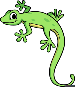 How to Draw a Cartoon Lizard Featured Image