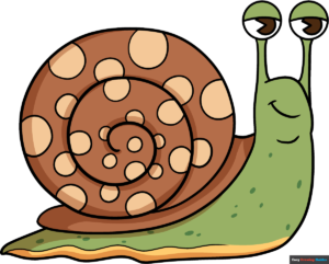 How to Draw a Cartoon Snail Featured Image