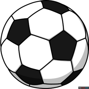 How to Draw a Cartoon Soccer Ball Featured Image